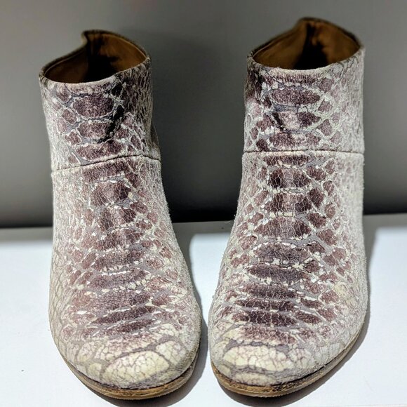 Maison Martin Margiela Snakeskin Suede Ankle Boots – Made in Italy - Picture 1 of 11